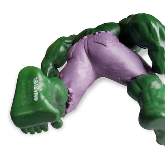 Disney Marvel PVC Incredible Hulk 4 1/4” Action Figure Non Posable - Picture 5 of 6